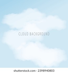cloud background Vector icon illustration design template
