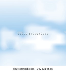 cloud background Vector icon illustration design template