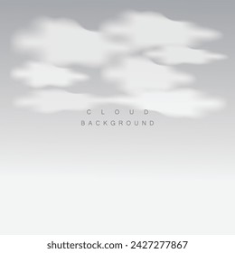 cloud background Vector icon illustration design template