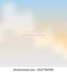 cloud background Vector icon illustration design template
