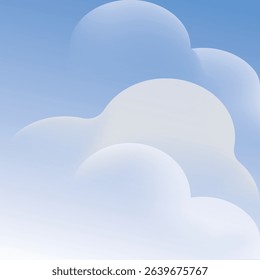 cloud background Vector icon illustration design template