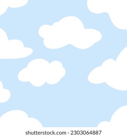 ilustraciones en blanco y azul de la envolvente en la nube 