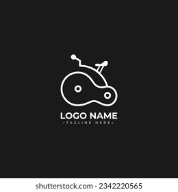 Cloud bicycle logo design illustration, you can use this logo for any sport and other.