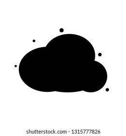 cloud black icon