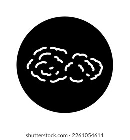 Cloud black line icon. Atmospheric phenomenon. Meteorology outline illustration