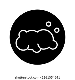 Cloud black line icon. Atmospheric phenomenon. Meteorology outline illustration