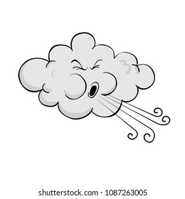 Cloud Blowing Wind Stock Vectors, Images & Vector Art 