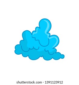 Cloud Blue Design Graphic Template Vector