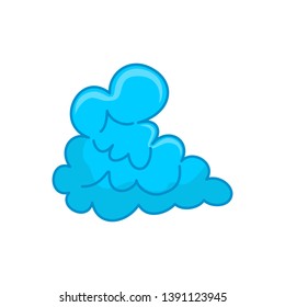 Cloud Blue Design Graphic Template Vector