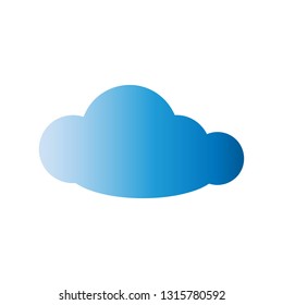 cloud blue icon