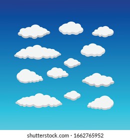 CLOUD IN THE BLUE SKY,Vector,Logotype,Symbol