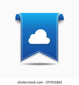 Cloud blue Vector Icon Design
