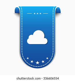 Cloud blue Vector Icon Design