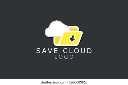 Cloud Book Logo Symbol Design Illustration