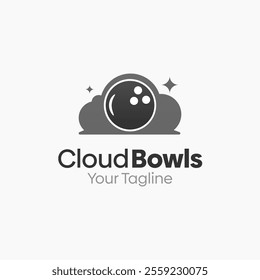 Cloud Bowls Logo Design Template. Good for Business, Agency, Community and Organization.