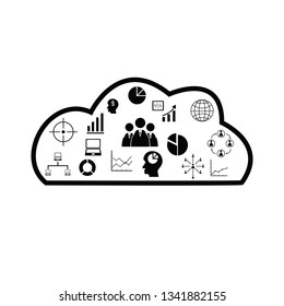 cloud  business concept