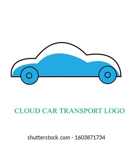 Cloud Car Transport Logo Design
