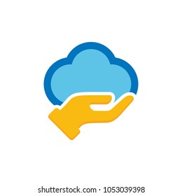 Cloud Care Logo Icon Design