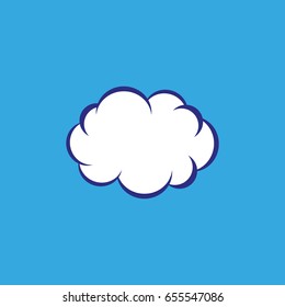 Cloud cartoon style