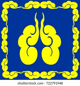 Cloud Carving Blue Lung