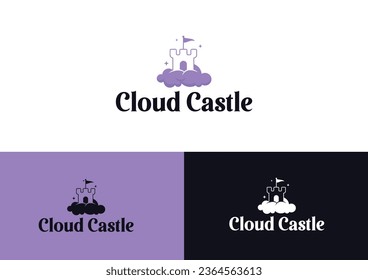 Logo de Cloud Castle. Color de la lavanda.