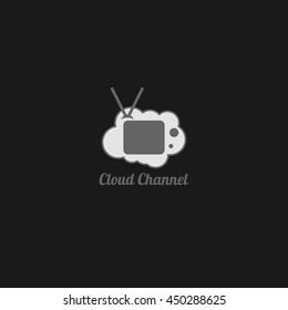 Cloud Channel Logo Design Template