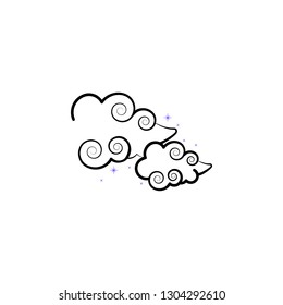 Cloud, China cloud, China culture icon. Element of China culture icon. Thin line icon for website design and development, app development. Premium icon