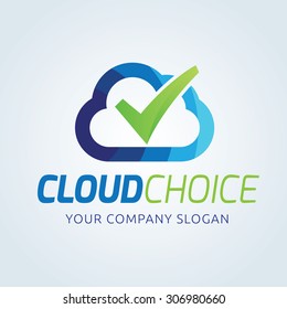 Cloud Choice Logo Template