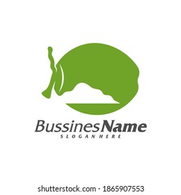 
Cloud Coconut logo vector template, Creative Coconut logo design concepts, Icon symbol, Illustration