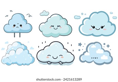Cloud And Cold Vector.Cloud icon. Vector illustration.