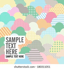 cloud colorful texture background abstract