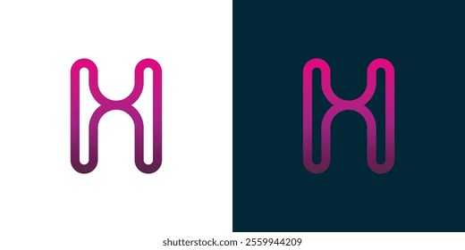 Cloud combination line art logo with play, data and play logo