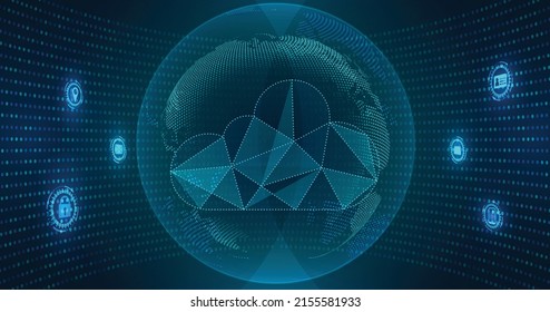 Cloud computing, cloud 3D images in the world image, and storing various data in the cloud and many others that can be uploaded to store are all examples of what can be done.