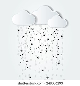 Cloud computing abstract design