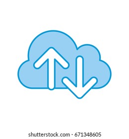 cloud computing with arrows