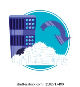 cloud computing with arrows refresh