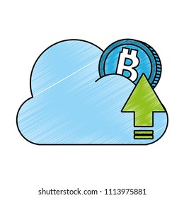 Cloud computing and bitcoin scribble