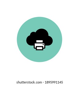 Cloud Computing  Computer cloud and Cloud Hosting related line icons. Cloud storage and Network Vector icon 