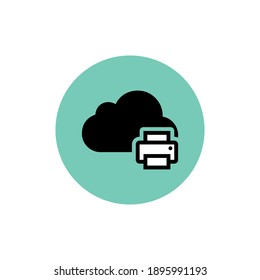 Cloud Computing  Computer cloud and Cloud Hosting related line icons. Cloud storage and Network Vector icon 