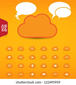 Cloud computing concept