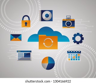 cloud computing concept