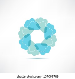 Cloud computing concept