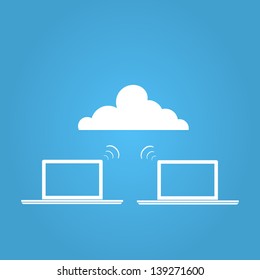 Cloud computing concept