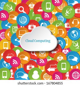 Cloud computing concept