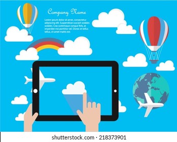 Cloud computing concept