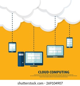 Cloud computing concept
