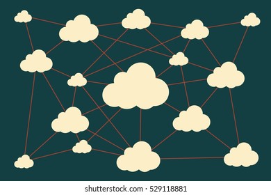 Cloud computing concept