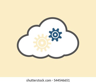Cloud computing concept