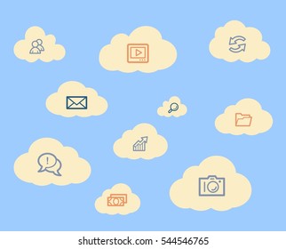 Cloud computing concept