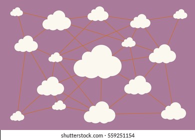 Cloud computing concept
